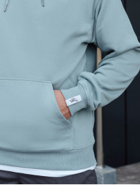 Hanorac Staff light blue basic oversize fleece