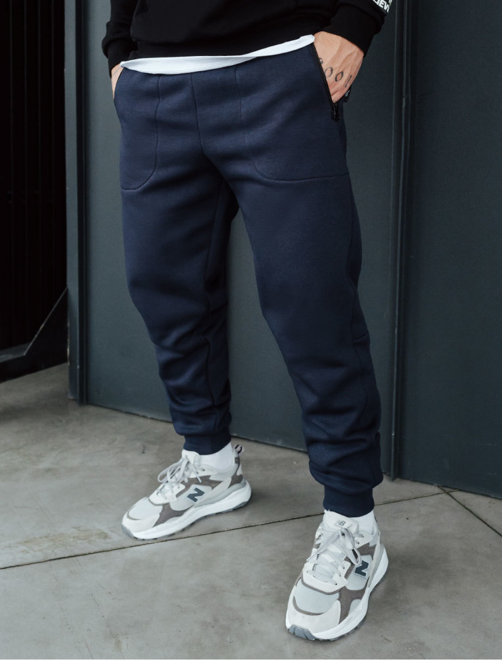 Pantaloni de trening Staff ch navy fleece