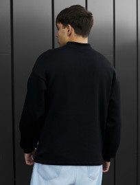 Bluză de trening Staff black zip oversize fleece