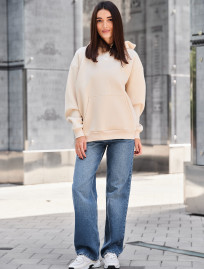 Hanorac de damă Staff kvi oversize fleece