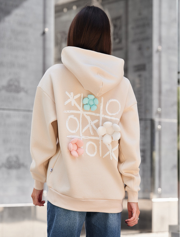 Hanorac de damă Staff kvi oversize fleece