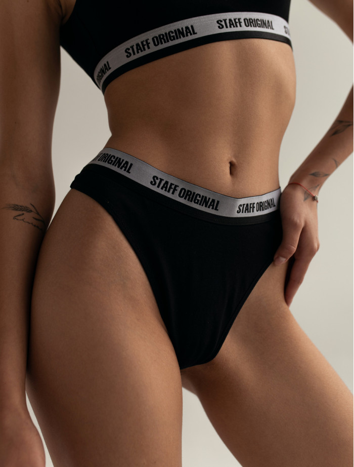 Chiloți de damă  Staff logo black