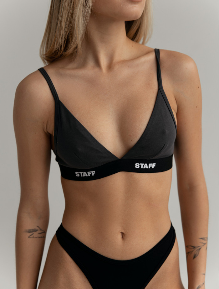 Corset de damă Staff tri dark gray logo