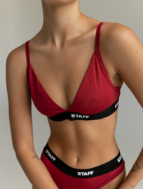 Corset de damă Staff tri bordo logo