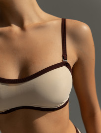Costum de baie Staff sou beige & brown