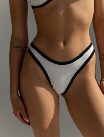 Costum de baie Staff sou white & black