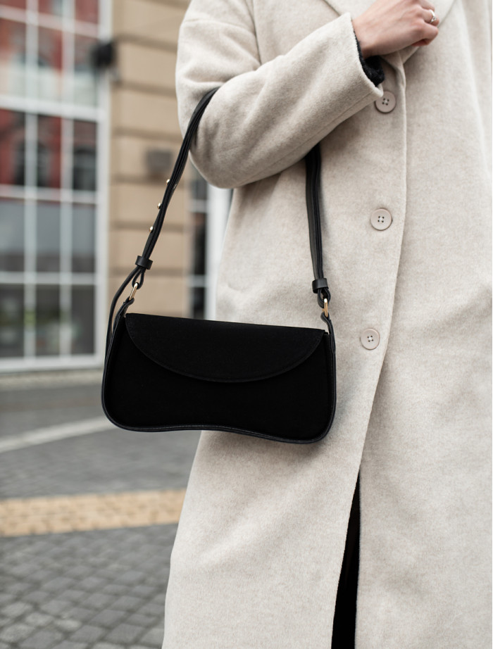 Geantă de umăr Staff 06 black