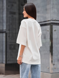 Tricou de damă Staff ri light milk oversize