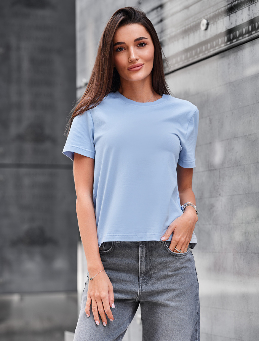 Tricou de damă Staff sum light blue