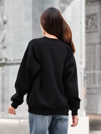 Bluză de trening de damă Staff black oversize fleece