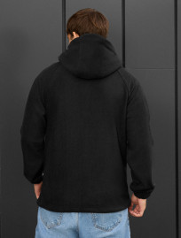 Hanorac Staff zip black fleece
