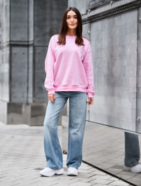 Bluză de trening de damă Staff pink oversize fleece