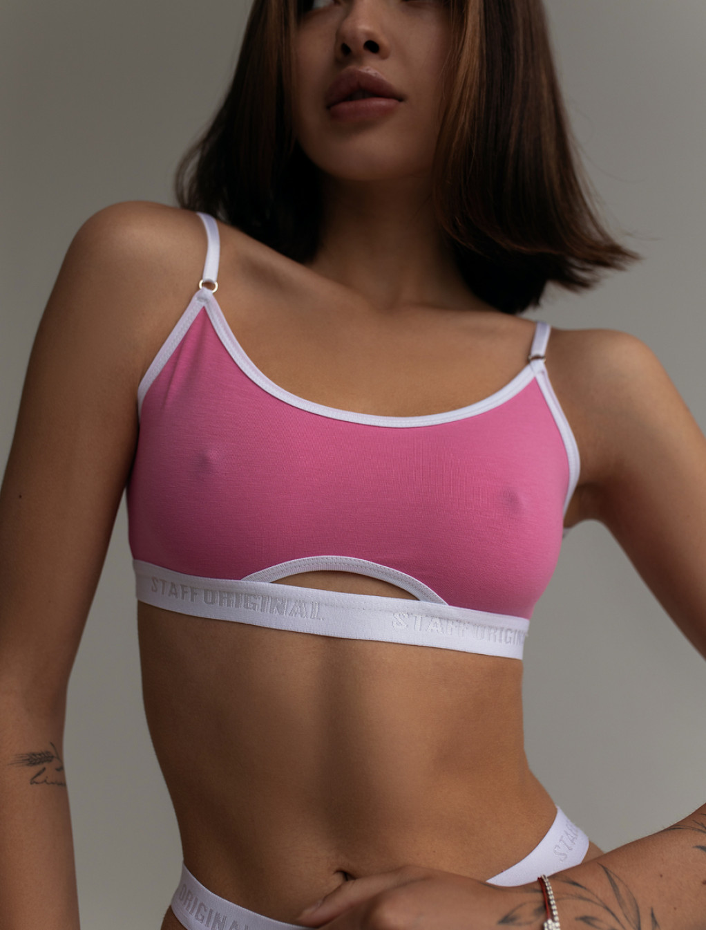 Sutien de damă Staff bi pink