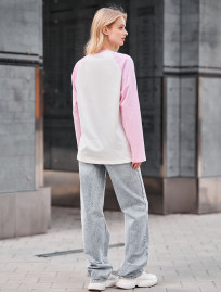 Bluză de damă Staff ves white & pink