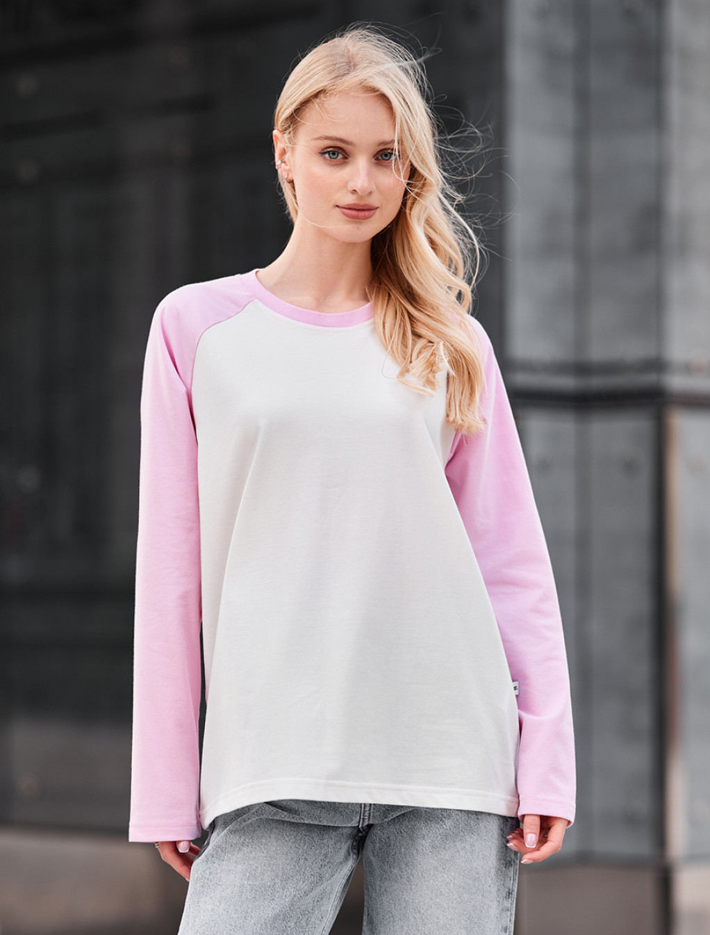 Bluză de damă Staff ves white & pink