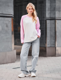 Bluză de damă Staff ves white & pink