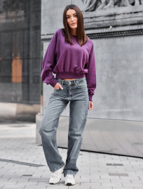 Bluză de trening de damă Staff mak viola