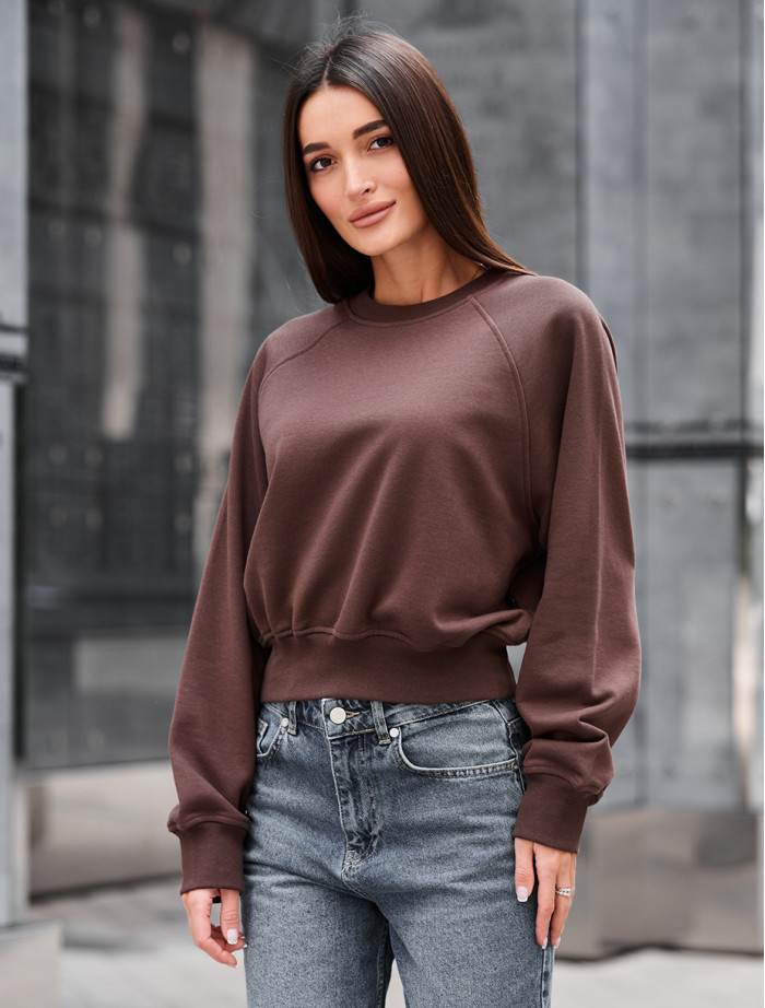 Bluză de trening de damă Staff mak brown