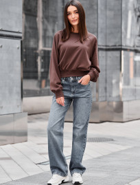 Bluză de trening de damă Staff mak brown