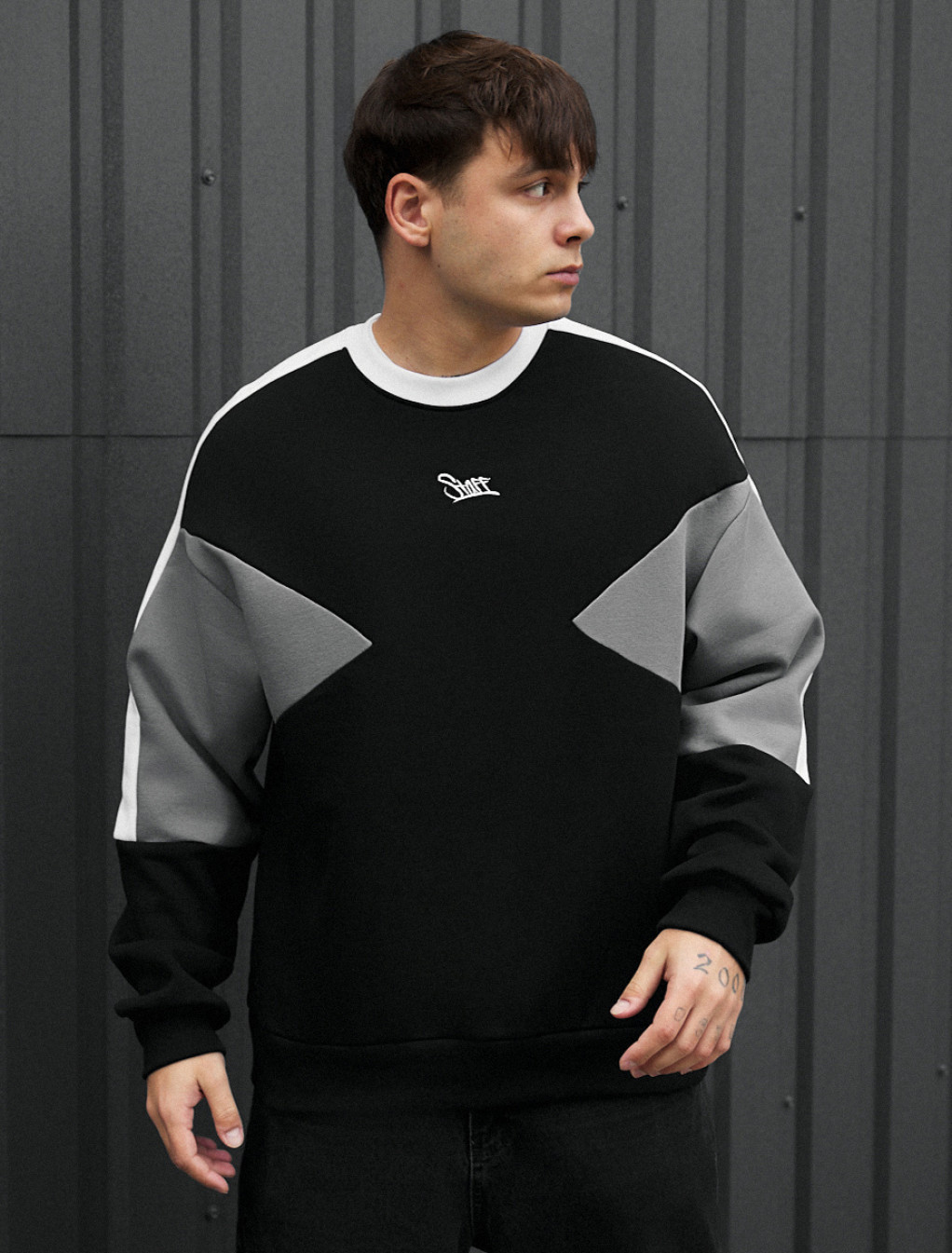 Bluză de trening Staff ba logo oversize fleece