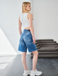 Pantaloni scurți din denim de damă Staff 17 blue
