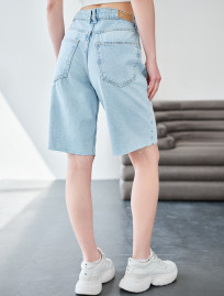 Pantaloni scurți din denim de damă Staff 17 light blue