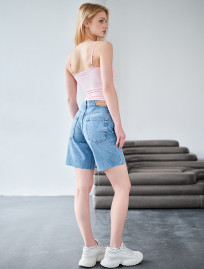 Pantaloni scurți din denim de damă Staff 14 blue