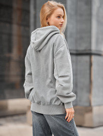 Hanorac de damă Staff de gray oversize