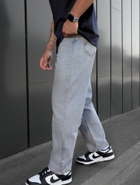 Blugi Staff 2206 blue gray baggy
