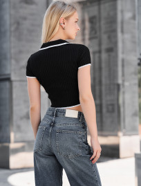 Top de damă Staff ri black