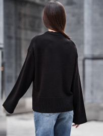 Pulover de damă Staff oli black oversize