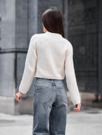 Cardigan tricotat de damă Staff ali milk