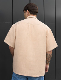 Cămașă Staff mai beige oversize