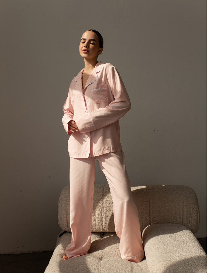 Pijamale de damă Staff vis pink