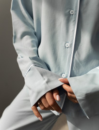 Pijamale de damă Staff vis light blue
