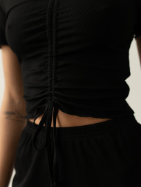 Pijamale de damă Staff ge black