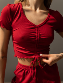 Pijamale de damă taff ge bordo