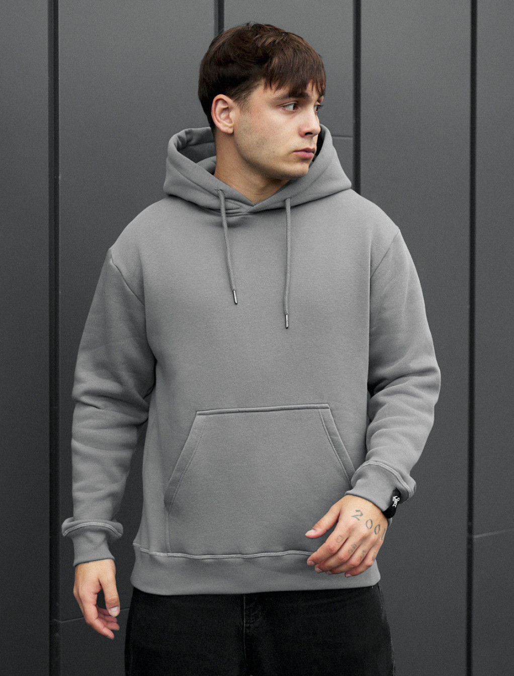 Hanorac Staff gray basic fleece
