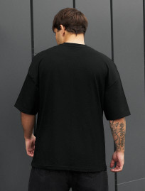 Tricou Staff black oversize