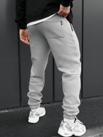 Pantaloni de trening  Staff nib light gray fleece