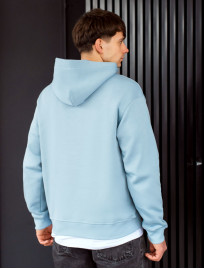 Hanorac Staff light blue basic oversize fleece