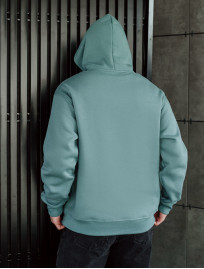 Hanorac Staff turquoise basic oversize fleece