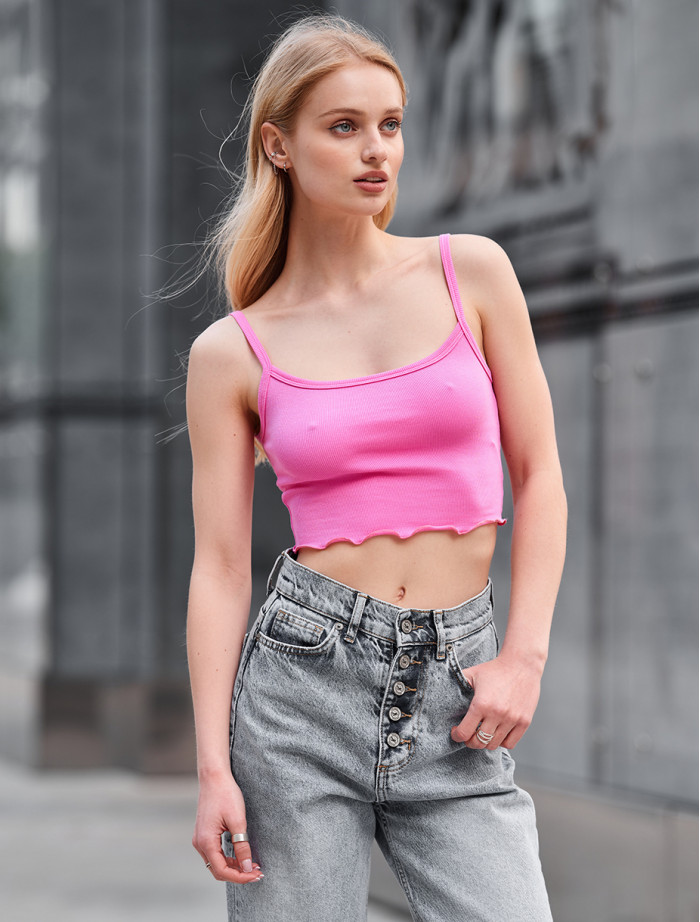 Top de damă Staff wa pink2