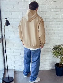 Hanorac Staff basic beige oversize