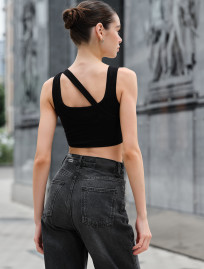 Top de damă Staff ma black