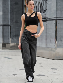 Top de damă Staff ma black