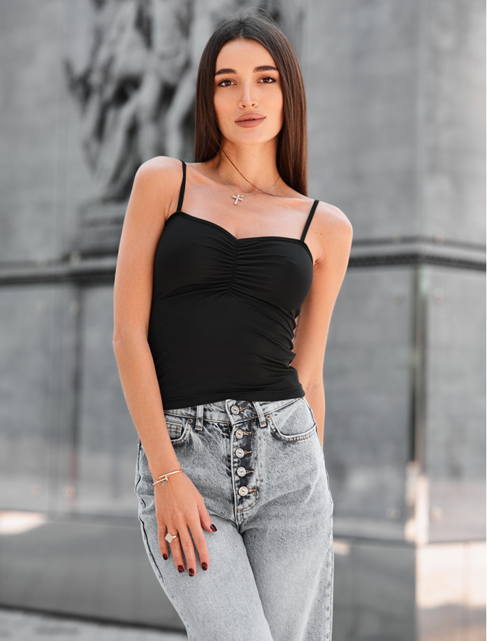 Top de damă Staff ny black