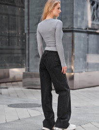 Top de damă Staff fir gray