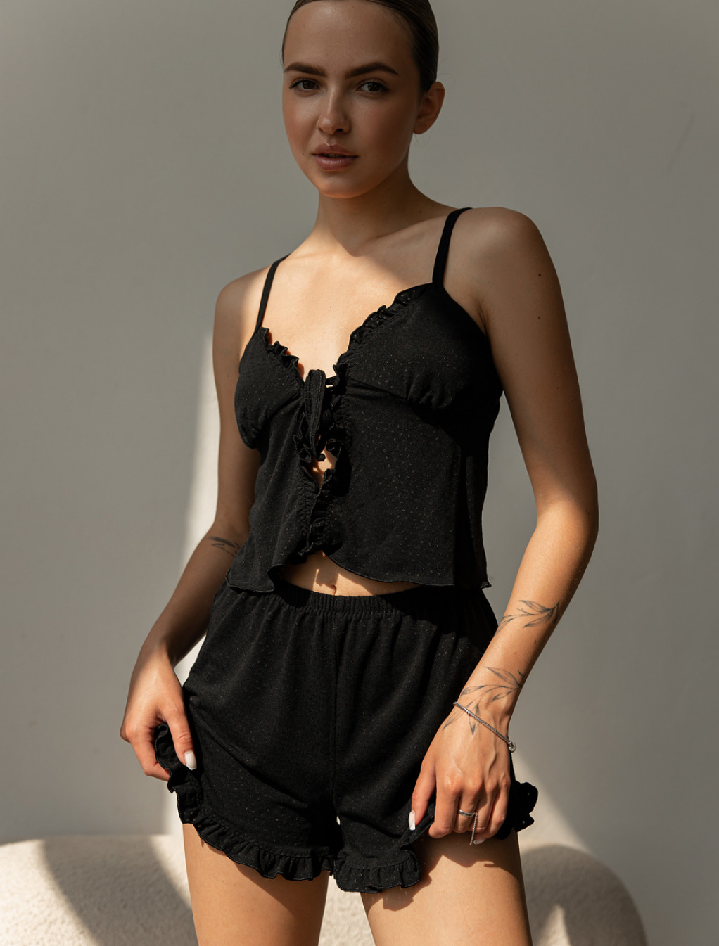 Pijamale de damă Staff ol black