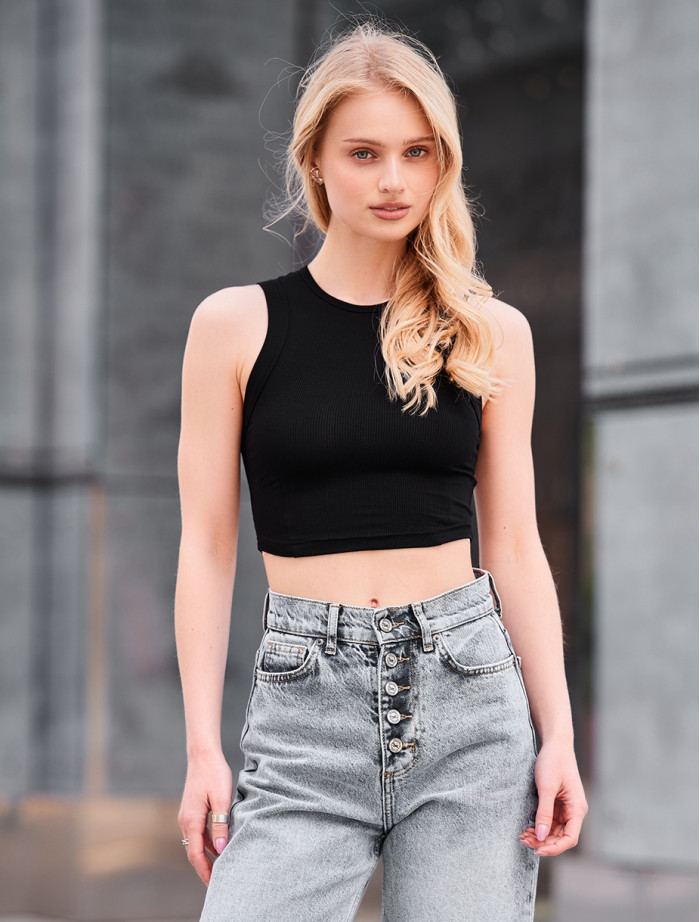 Top de damă Staff xn black